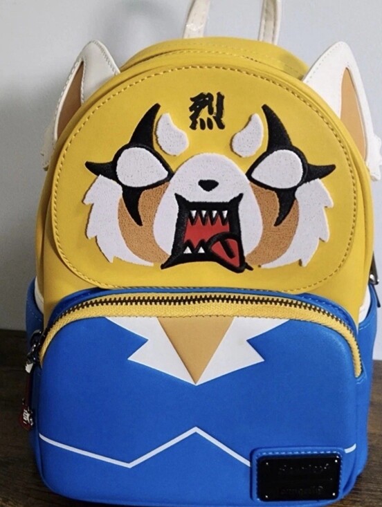 Loungefly Handbags - NWT RARE (HTF) LOUNGEFLY SANRIO  AGGRETSUKO RETSUKO MINI BACKPACK